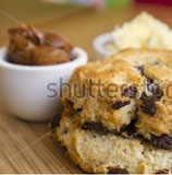 Petite Scones with Jam and Cream